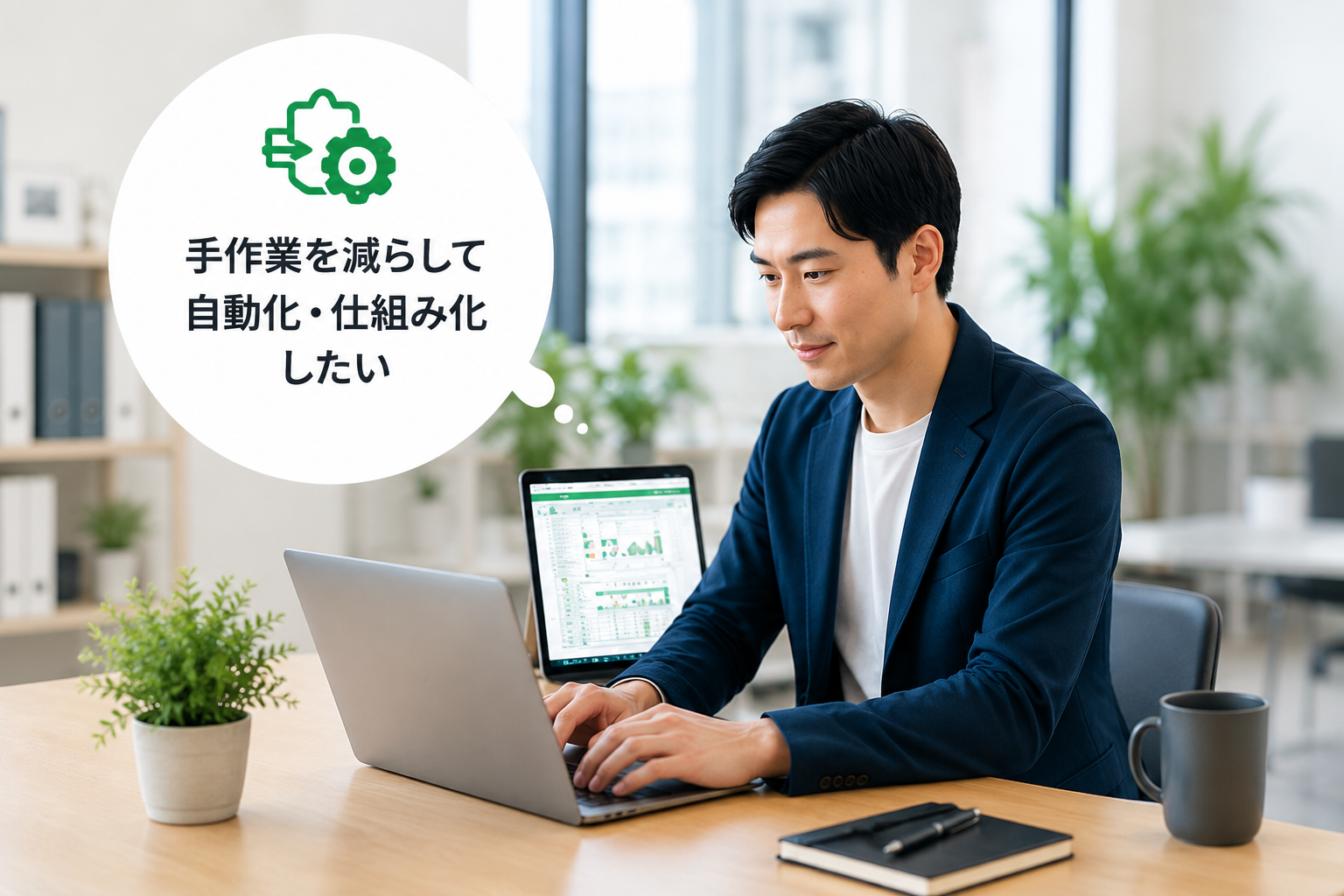 自動化のご相談はこちらのイメージ