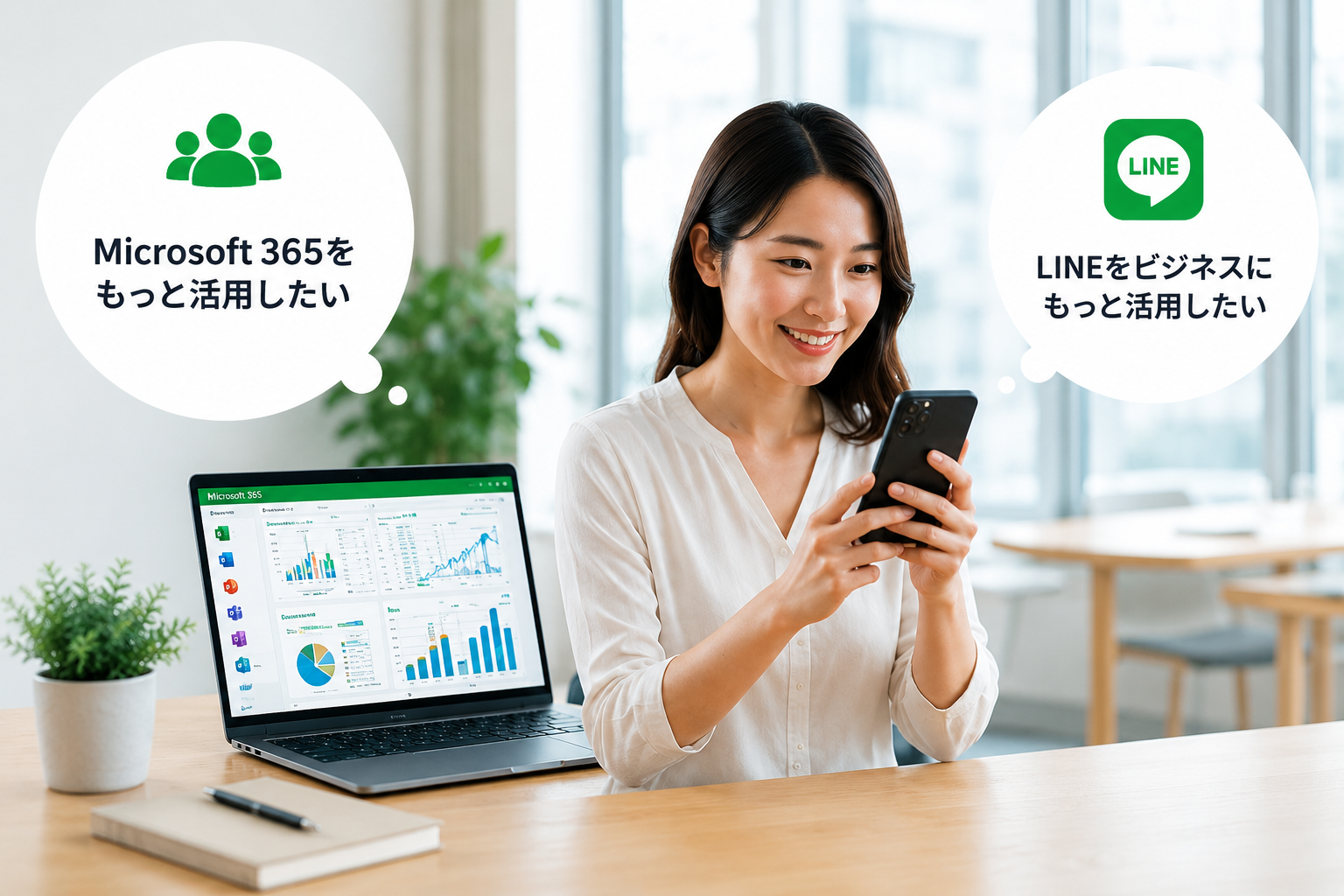 Microsoft 365のご相談はこちらのイメージ